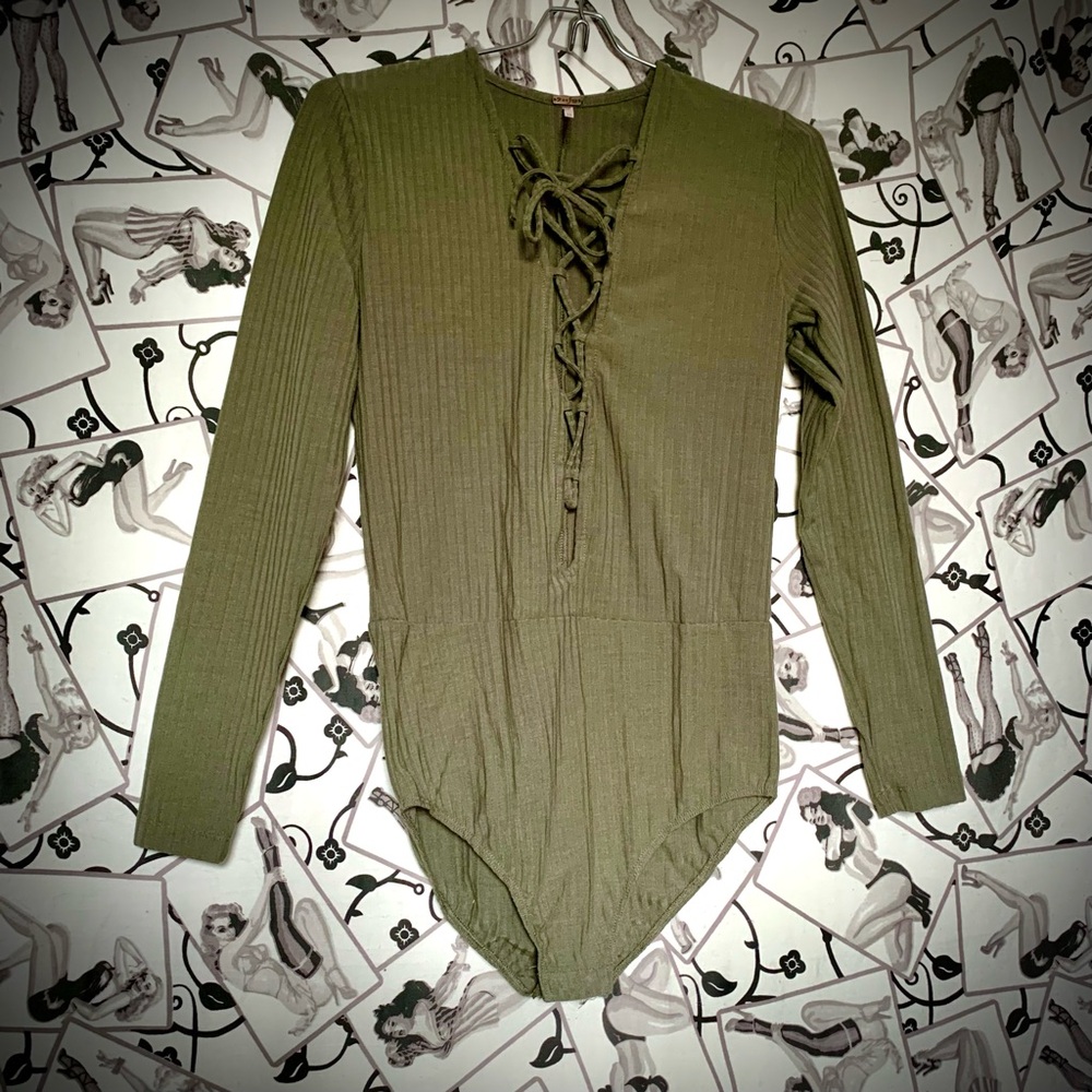 Lace Up Bodysuit